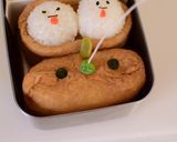 【キャラ弁】稲荷寿司でハロウィン弁当作り方4写真