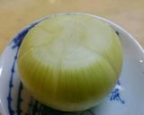 玉ねぎ丸ごと電子レンジでうんまい！作り方1写真