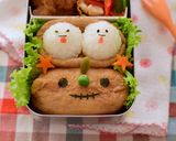【キャラ弁】稲荷寿司でハロウィン弁当作り方5写真