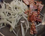 バルサミコとベーコンで大人のパスタ作り方1写真