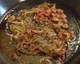 バルサミコとベーコンで大人のパスタ作り方2写真