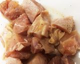 とりもも肉となすのトマト煮作り方1写真
