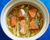 今が旬!鮭とたっぷりごぼうの炊き込みご飯作り方4写真