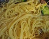 砂ずりとブロッコリー舞茸のペペロンチーノ作り方11写真