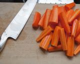 甘いつやつやニンジンのグラッセ作り方1写真