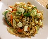 糖質オフ応援☆切干大根で焼きそば作り方6写真