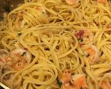 レモン風味シュリンプ・スキャンピ・パスタ作り方8写真