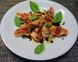 鶏もも肉といちじくのバルサミコソースかけ作り方3写真