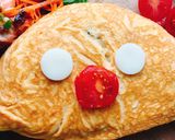 カレー炒飯でカレーパンマンオムライス作り方15写真