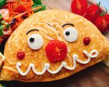 カレー炒飯でカレーパンマンオムライス作り方17写真