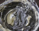 黒ゴマのレアチーズケーキ作り方3写真