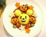 ハロウィン ミッキーのデコカレー☆作り方7写真