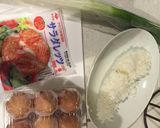 本格！蟹あんかけ炒飯(カニカマ)作り方1写真