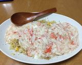 本格！蟹あんかけ炒飯(カニカマ)作り方12写真