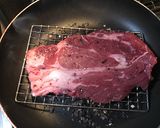 燻製バターソースで食べるステーキサラダ作り方2写真