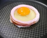 ハムセルクルエッグ！厚～い目玉焼き作り方2写真