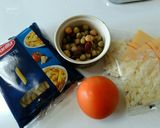 お豆とトマトのカレーグラタン作り方1写真