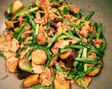 簡単！なすと豚肉の甘辛味噌炒め作り方12写真