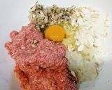 両面焼きフライパンできのこハンバーグ作り方4写真