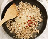 らっきょう入り鶏そぼろ丼作り方4写真