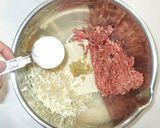 小さな豆腐とひき肉の茶碗蒸し♪簡単レンジ作り方3写真