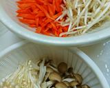 野菜たっぷり糖質ゆるオフ胡麻油うどんすき作り方1写真