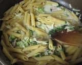 野菜のツナミルクパスタ作り方4写真