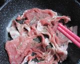 甘辛肉と納豆のパスタ作り方4写真