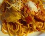 きのこ入り秋のアマトリチャーナ作り方6写真