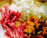 ジャックオランタン♪カボチャ焼肉パン★作り方3写真
