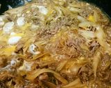 絶品☆牛肉とゴボウの玉子とじ(柳川風)作り方6写真