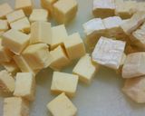 【男の料理】お好みチーズのオイル漬け作り方1写真