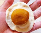 ジャックオランタン★かぼちゃアンパン☆作り方7写真