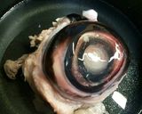 まぐろの目玉煮付けᗦ↞◃ 〜作り方2写真