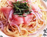 明太子＆アンチョビのオイル系パスタ♡作り方5写真