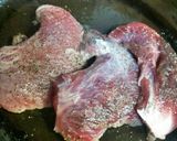 まぐろほほ肉ガーリックステーキᗦ↞◃作り方3写真