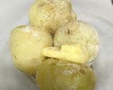 甘辛お肉と紅生姜onポテト作り方4写真