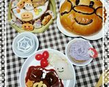 ミッキーハンバーグdeハロウィン作り方4写真
