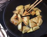 揚げない大学いも作り方10写真