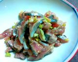 さんまのなめろう風　アジイワシでも　刺身作り方5写真