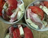 豚肉トマトチーズオーブン焼き作り方3写真
