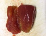 トマトの水煮と玉ねぎの冷製バジルパスタ作り方2写真
