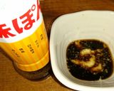 しめじのロール秋刀魚♡生姜ぽん酢作り方6写真