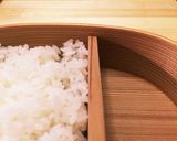 曲げわっぱ ロコモコ弁当作り方1写真