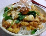 フルぷる豆腐と揚げ玉のこってり卵とじ丼作り方10写真
