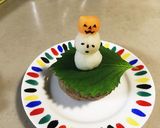 【簡単】大根おろし ハロウィン 雪だるま作り方8写真