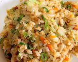 簡単で美味しい低カロリーの肉味噌の炒飯作り方2写真
