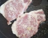 りんごバターを使った豚肉のソテー作り方4写真