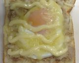 朝食めちゃうま ツナと目玉焼きトースト作り方4写真