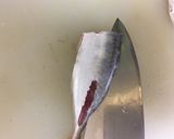 アジの開き方（背開き）作り方4写真